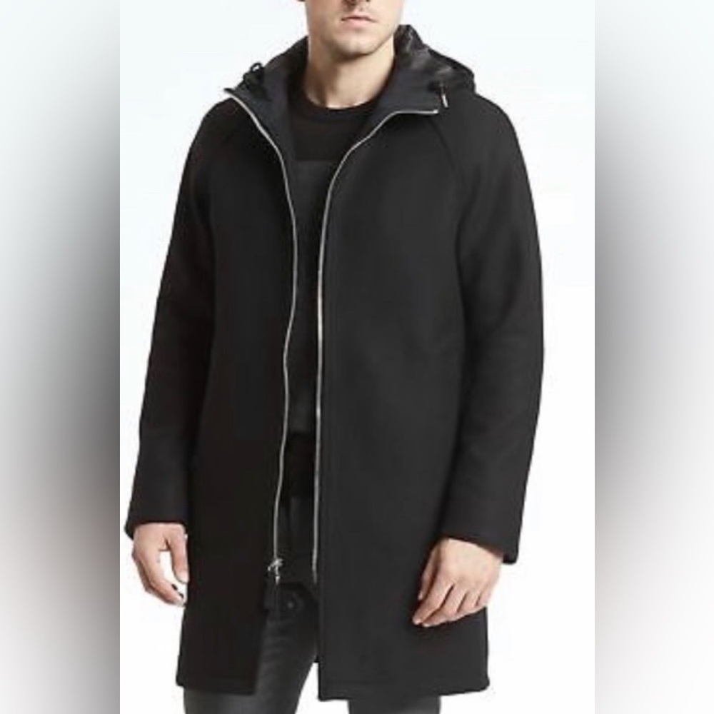 New Banana Republic men’s hooded coat